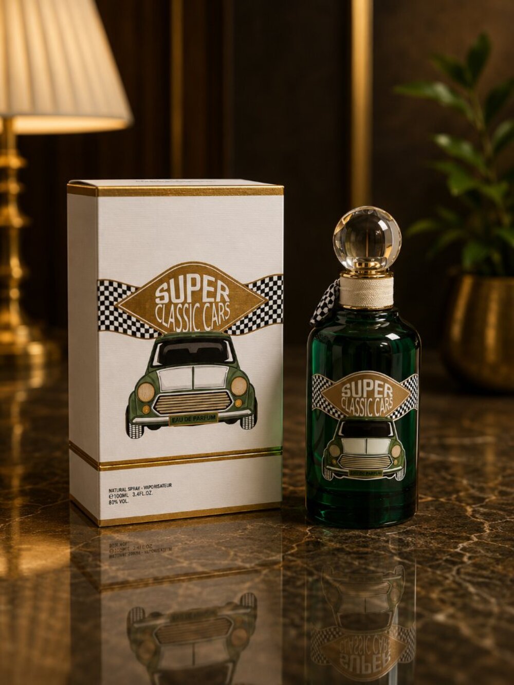 Super Classic Cars By Milestone Unisex Eau De Parfum 100ml 3.4 FL.OZ